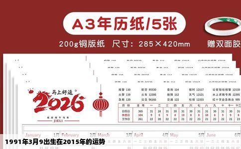 1991年3月9出生在2015年的运势
