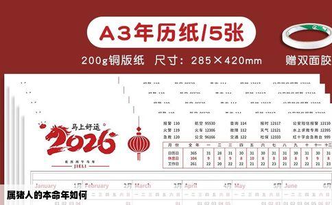 属猪人的本命年如何