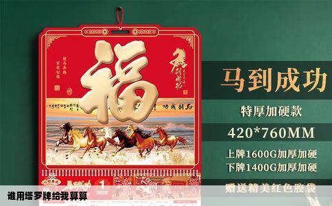 谁用塔罗牌给我算算
