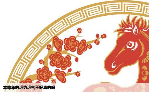 本命年的运势运气不好真的吗