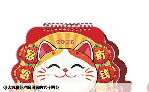 你认为算卦准吗周易的六十四卦