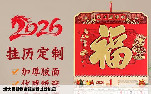 求大师帮我详解紫微斗数排盘