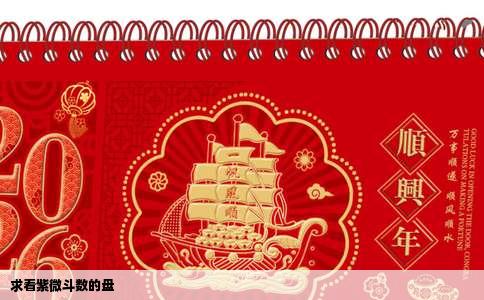 求看紫微斗数的盘