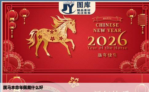 属马本命年佩戴什么好