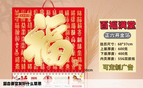 算命妻宫友好什么意思