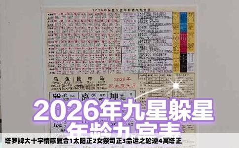 塔罗牌大十字情感复合1太阳正2女祭司正3命运之轮逆4高塔正