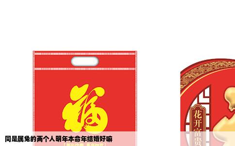 同是属兔的两个人明年本命年结婚好嘛