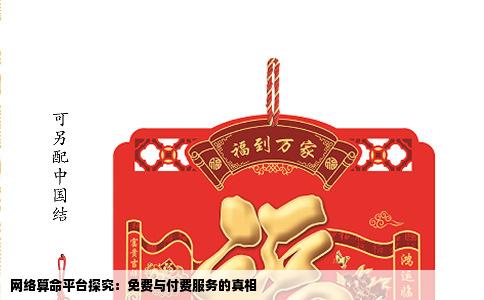 网络算命平台探究：免费与付费服务的真相